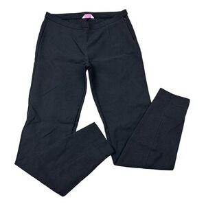 Lilly Pulitzer 27269 Black Alessia Stretch Dinner Pants Womens Size 4